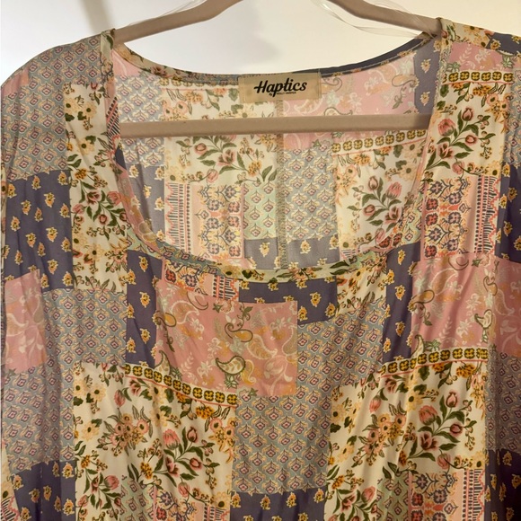 Chic Soul Patchwork Spring Top - Picture 4 of 5